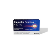 IBUMETIN EXPRESS, 20 minkštų kapsulių