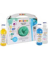 Šlykštukų gaminimo rinkinys PRIMO Coloured clear glue, 4 spalvos