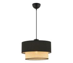 Pakabinamas šviestuvas ECHO ant laido 1xE27/60W/230V juodas/smėlinis