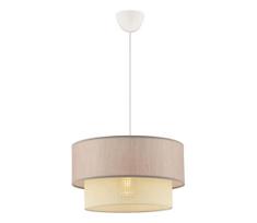 Liustra su laidu ECHO 1xE27/60W/230V smėlinė/kreminė