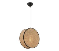 Pakabinamas šviestuvas ant laido BIG DRUM 1xE27/60W/230V ruda/juoda