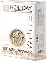 Holiday Depiliazone vaškas elastingas, perlas su taukmedžio sviestu Holiday Brazilian 500g
