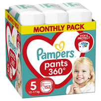 PAMPERS Sauskelnės-kelnaitės 5 dydis 12-17kg, 152 vnt., 81748892