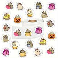 Pusheen katės lipdukų rinkinys 500 vnt.