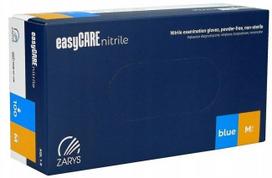 EasyCARE vienkartinės nitrilo pirštinės, be miltelių, nesterilios, mėlynos, M dydis, 100vnt.