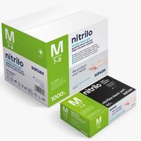 Nitrilo pirštinės Santex Nitriflex Black Soft, 1000vnt
