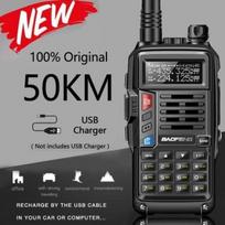 81f6f4 2021 NAUJAS UV-S9 Plus Galingas Walkie Talkie radijo siųstuvas-imtuvas 10W 50KM Ilgo nuotolio Nešiojamas Juodam Euro-X
