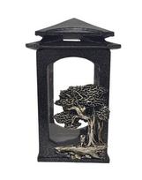 Žvakidė į kapines EPOKSI, juoda 27 cm.