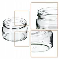 Konservavimo stiklainiai su dangteliais, 10 vnt., 250 ml.