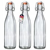 Stiklinis buteliukas su kamščiu, 750 ml, 3 vnt.