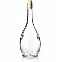 Stiklinis vyno butelis, 500 ml.