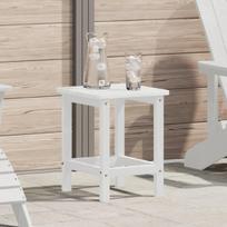 Adirondack šoninis staliukas baltas 38x38x45 cm HDPE
