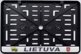 Motociklo valstybinio numerio rėmelis Lietuva Virbantė 150 x 250 mm, 1 vnt.