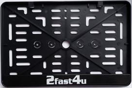 Motociklo valstybinio numerio rėmelis 2fast4u Virbantė 150 x 250 mm, 1 vnt.