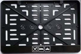 Motociklo valstybinio numerio rėmelis Eat Sleep Ride Virbantė 150 x 250 mm, 1 vnt.