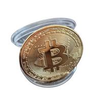 Suvenyrinė moneta BitCoin
