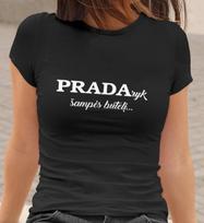 Moteriški marškinėliai „Pradaryk šampės butelį“, juodi