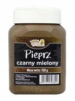 Juodieji malti pipirai Royal Brand, 250 g, Juodieji malti kvapieji pipirai 250 g 1 klasės daugkartinio naudojimo stiklainyje