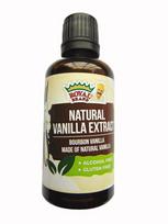 Vanilės ekstraktas Royal Brand, 110 ml, Vanilės ekstraktas trigubai koncentruotas BIO 110 ml be cukraus ir konservantų