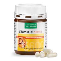 SANCT BERNHARD vit. D 5600 TV savaitinis, 26 kapsulės