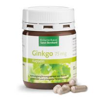SANCT BERNHARD ginkmedis 75 mg, 30 kapsulių