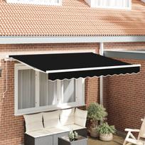 markizės keitimo audinys 3.5x2.5 m rėmui Juodas