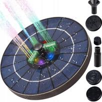 LED sodo fontanas su saulės baterijomis RGB, 1 vnt.