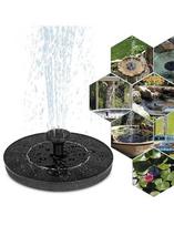 CP saulės energija varomas plūduriuojantis fontanas sodui + filtras