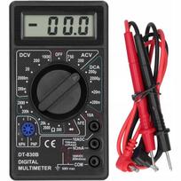 Multimetras DT-830B – LCD ekranas, Universalus naudojimas, DC 0–1000V, AC 200–750V