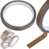 Izoliacinė juosta Rosfix 0,18mm – Atspari karščiui iki 300°C, Stiklo pluoštas, Plotis 20mm, Ilgis 10m