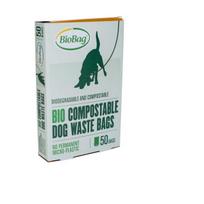 Greitai ir 100% suyrantys maišeliai šunų ekskrementams BioBag, 50 vnt.