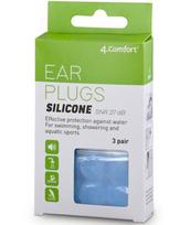 Ausų kištukai 4-Comfort Silicone 3 poros, balti