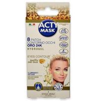 Auksiniai hidrogelio akių pleistrai Acty Mask, 8 vnt.