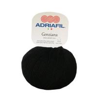 Mezgimo siūlai Adriafil Genziana 50 g, spalva 01
