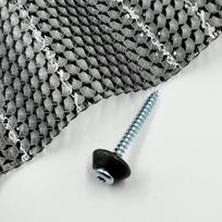 Tvirtinimo varžtai į medį su pilka tarpine M5x50mm