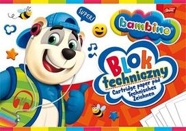 Akvarelės popierius Bambino A4 180g/m2 10 lapų