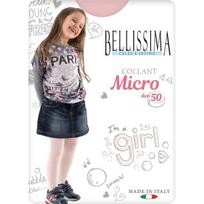 Pėdkelnės mergaitėms Bellissima Micro rožinės, 50 DEN