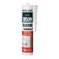 Universalus silikonas Bison, 280 ml, baltas