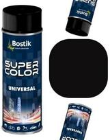 Universalus purškiamas matinis lakas Bostik, 400 ml, juodas