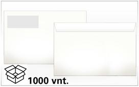 Vokai DL E65, 110x220 mm, su langeliu, 1000 vnt