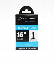 Dviračio kamera Deli Tire 16x2.125", juoda