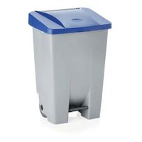 Šiukšlių konteineris su pedalu Denox, 80 l, mėlynas
