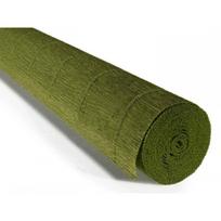 Krepinis popierius 180g., Olive Green with Yellow