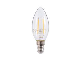 LED lemputė E14 2W Filament - Šiltai balta (2700K)