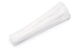 Kabelio kaklaraištis 3.6x300mm - Baltas - 100vnt.