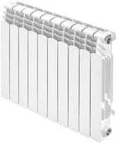 Aukštos klasės lieti aliuminio radiatoriai POL3 350x8/98x432x640mm