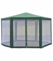 Pavėsinė Fluxar, 4 x 4 x 2.4 m, žalia
