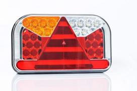 Kairės pusės priekabos LED žibintas IP68 FT-170 L TB Fristom, 1 vnt.
