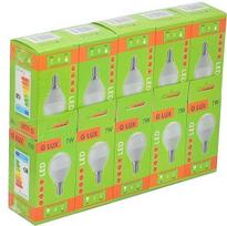 LED lemputės G.LUX GR-LED-G45-E14-7W 3000K, 10vnt. Pakuotė