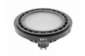 LED lemputė, es111, 3000K, GU10, 12,5 W, AC220-240V, 120°, 1150lm, 109ma, Juoda